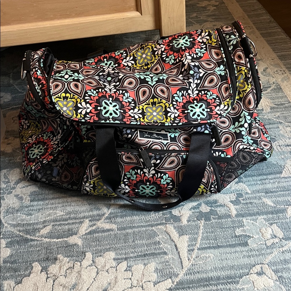 Vera Bradley Colorful Patterned Travel Bag